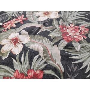 1.3 Yd/Waverly Exotic Curiosity Noir Black Cotton Upholstery Fabric DISCONTINUED